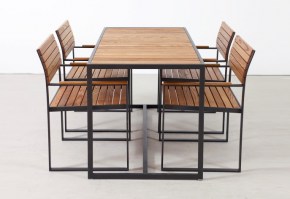Garden Bistro table, shown with chairs